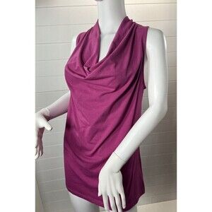 Synergy Organic Cotton Grace Top Flamingo Sleeveless Small Comfy ClassicCore